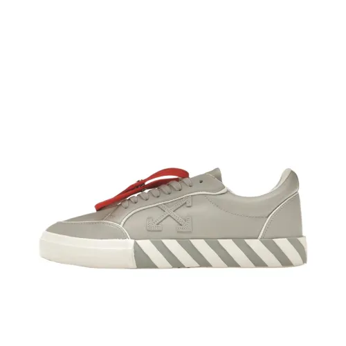 Off Белый Низкий Топ Стильный Скейтбординг Мужской Светло-Серый