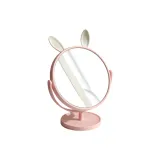 Зеркальце с ушками кролика - розовое