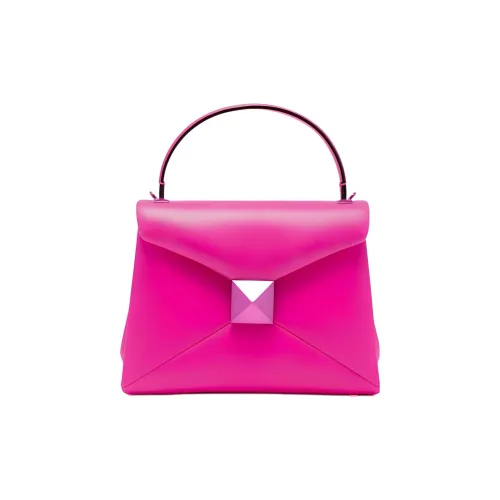 Valentino Напп Кожа Портативная Сумка через плечо Сумка на плечо Маленькая Женская Розовая