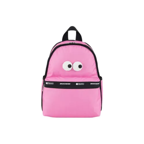 Skechers LeSportsac Коллаборация Ткань Рюкзак Unisex Light Лотос Красный