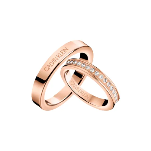 Calvin Klein Титановые стальные парные кольца Комбинация Унисекс