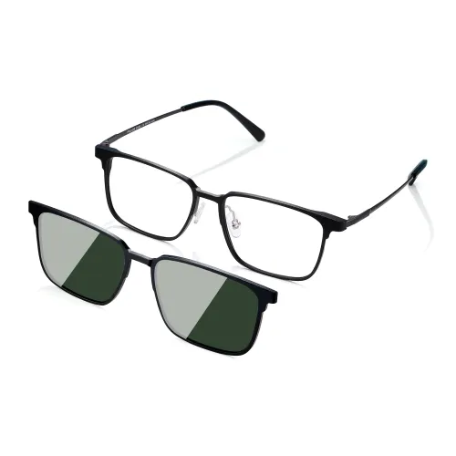 PULAIS Нержавеющая сталь пластик оправа алюминий магний сплав квадратные солнцезащитные очки мужской