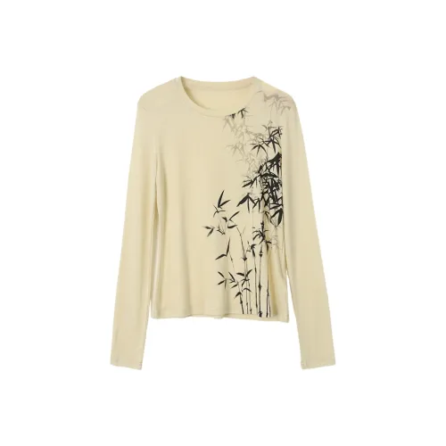 SETIROM Светло-зеленые женские футболки T