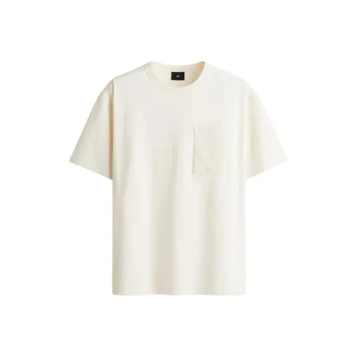H&M Белый Унисекс T-рубашки