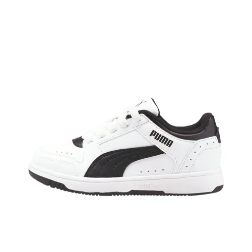 PUMA Rebound Joy Low Топ Детские Скейтбординги Белый Черный Подростки