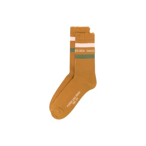 Golden Goose 1 пачка Имбирно-желтый Мужской MID Носки до икры