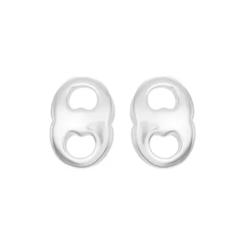 TORY BURCH Серьги с металлическими заклепками унисекс серебряный