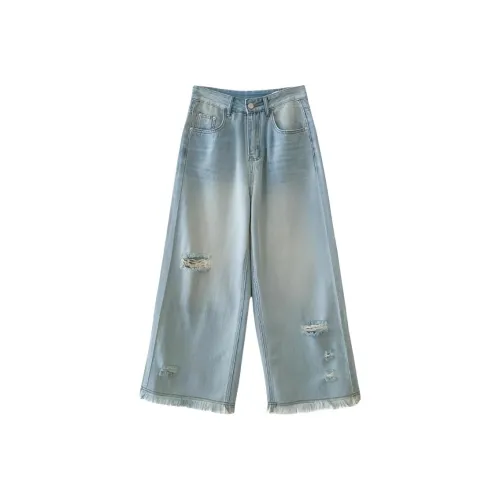 DANCANG Светло-синие женские джинсы