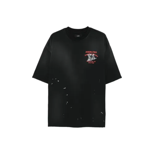 AMIRI Мужские черные футболки