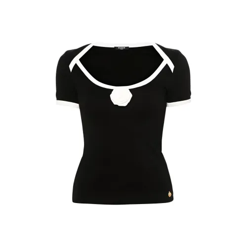 BALMAIN Черные Женские T-рубашки