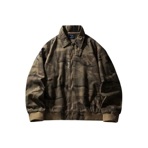 HZWH Темный хаки Мужские куртки