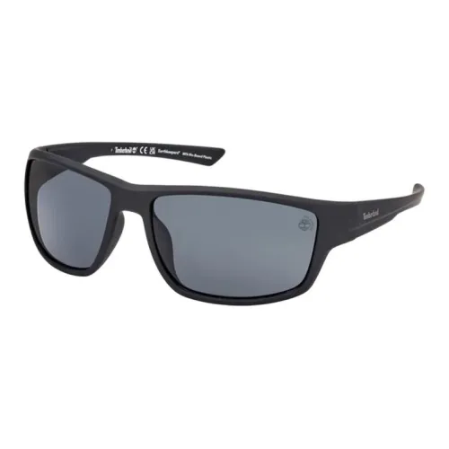 Timberland Вытесанный из пластика Квадратные Солнцезащитные очки Женские Черный