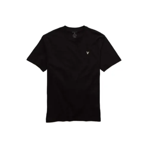 AMERICAN EAGLE Мужские черные футболки