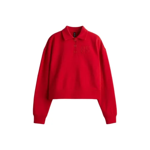 H&M Ярко-красное женское поло