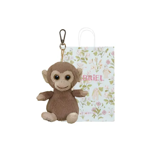 GABRIEL Полоска Обезьяна Little Capuchin Little Красный Headed Capuchin Украшение Куклы Плюшевая кукла 11 см Рекомендуемый рост