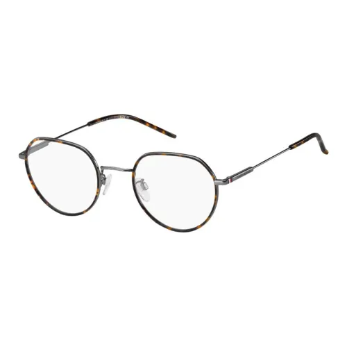 Tommy Hilfiger Нержавеющая сталь Овал Оправы для очков Мужской Черепаховый