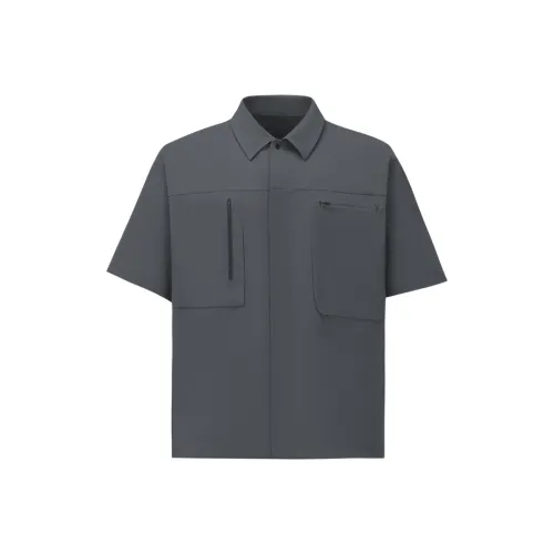 DESCENTE Велоспорт Мужская Вязаная Рубашка с Короткими Рукавами