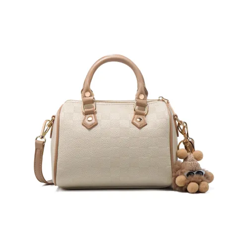 DIFFERENT FACES Microfiber Leather Bag Standard Women's Ecru Apricot DIFFERENT FACES Микрофибра Кожа Сумка Стандартная Женская Экрю Абрикос