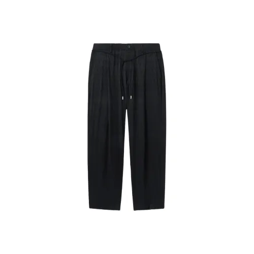 BESLOW Свободный крой STRING Шелковистый SLACKS Повседневные брюки Мужской