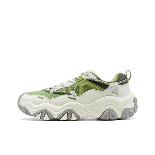 PEAK State Pole Амортизаторы Slip-resistant Дышащий Низкий Топ Casual Мужской Яблоко Зеленый