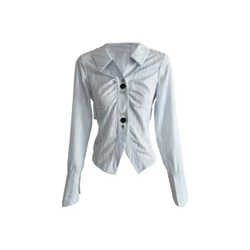 FINDSME GAGA Серые Женские Рубашки