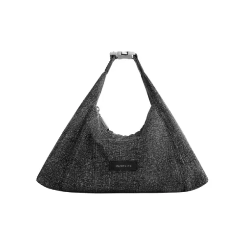INJOYLIFE Деним Сумка через плечо Маленькая Женская Черная Серый