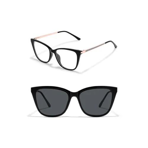 Sagawa Металл TR Памятный пластик Кошачий глаз Оправы для очков Унисекс