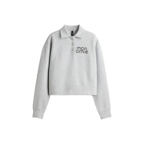 H&M Смешанное Светло-Серое Женское Поло