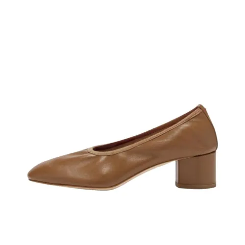 Aeyde Gemma Грубый каблук Высокие каблуки 3,5 см Женские Коричневый