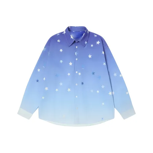 YPUT Blue Women's Shirts YPUT Синий Женские Рубашки