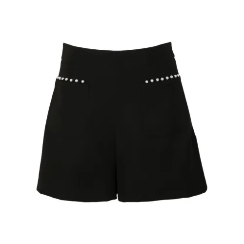 Caroline Черные Женские Повседневные Шорты