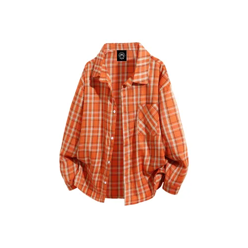 Supremo Cat Оранжевые Унисекс Рубашки