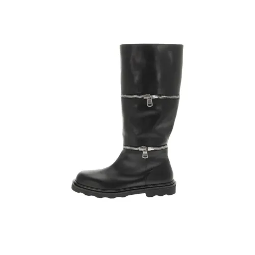 MARNI Женские высокие сапоги на колено черные