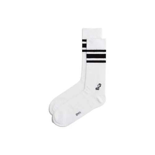 H&M 2 пачки Белый/Snoopy Унисекс Носки до колена