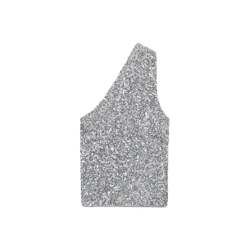 ZARA Silver Женские Майки