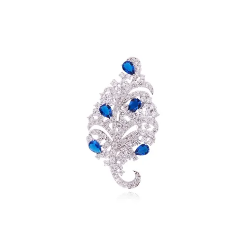 Фиолетовый сплав, броши, унисекс