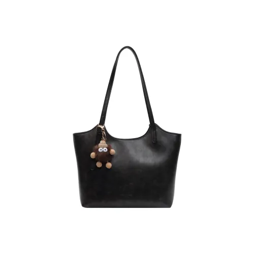 OKEKE ПУ (полиуретан) Тоут Сумка Сумка для покупок Сумка на плечо Стандартная Женская Белая Черная Коричневая Кофейная