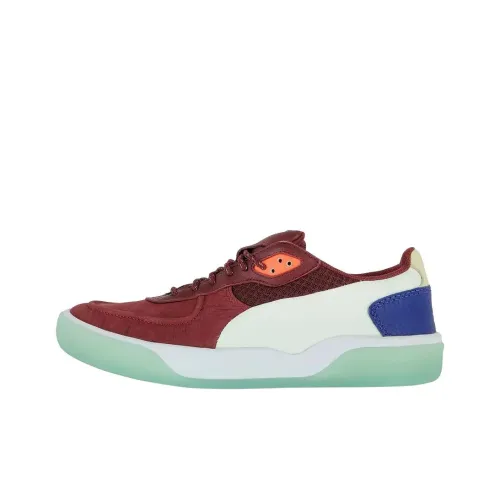 Alexander McQueen X PUMA Brace Low Топ Повседневная обувь Мужская Красная Белая