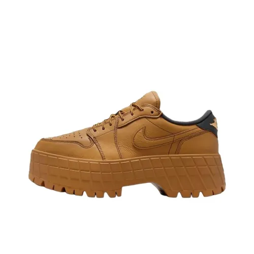 Jordan Air Jordan 1 Low Топ Повседневная обувь Женская Коричневая Черная