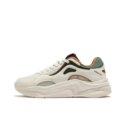 361° Дышащий и Устойчивый Низкий Топ Повседневная Обувь Мужская Перо Белый цвет Семян Лотоса