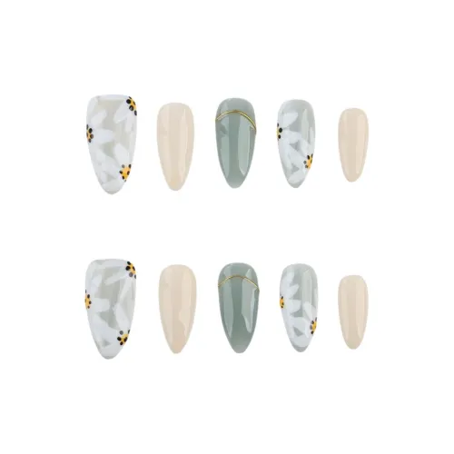 YIYIHE Мягкий Маргаритка UNIQUE Утонченный MID Длина Укороченный Короткий Квадрат Круглый Бежевый Jump Цвет