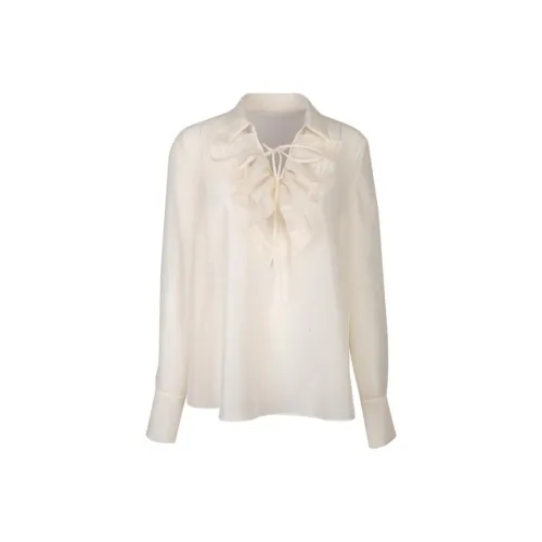 Caroline Экрю Женские Рубашки