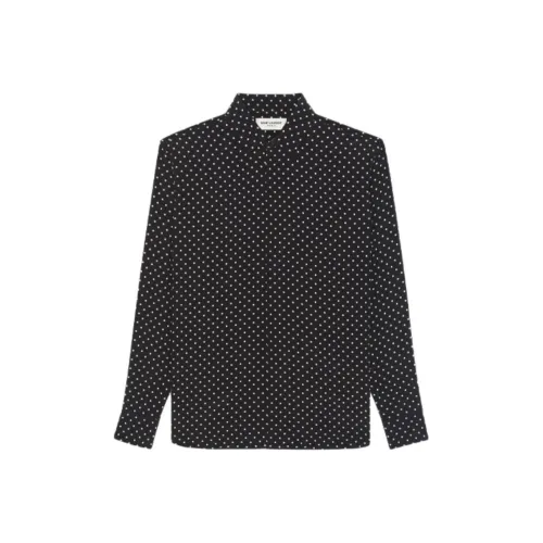 SAINT LAURENT FW21 Рубашка Мужская Черная