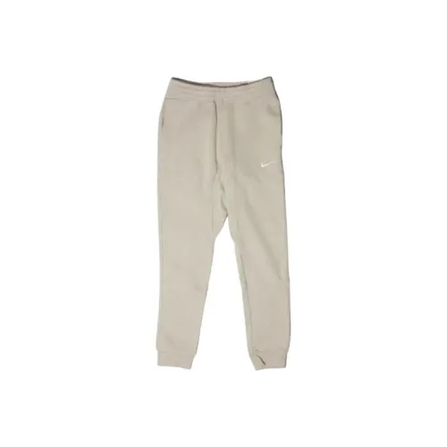 Nike Clothing Бежевые Мужские Вязаные Тренировочные Штаны