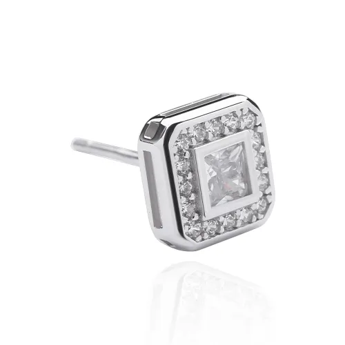 May10th Серебро S925 Серьги-гвоздики Унисекс