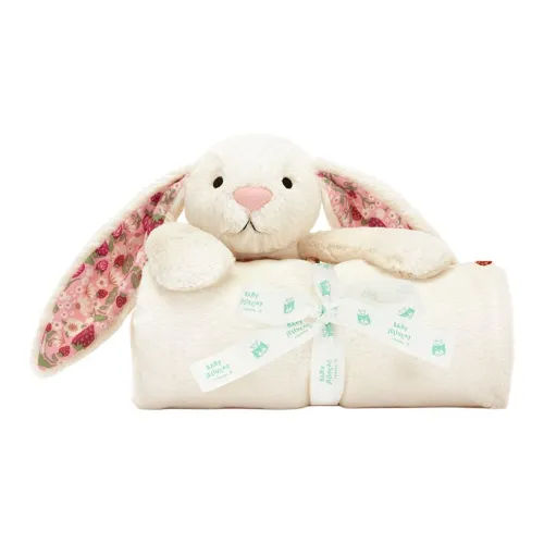 JELLYCAT Bunny Collection Цветочный Кремовый Кролик Одеяло Аксессуары для кукол
