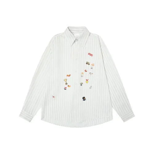 YPUT Черно-белые полосы Женские Рубашки