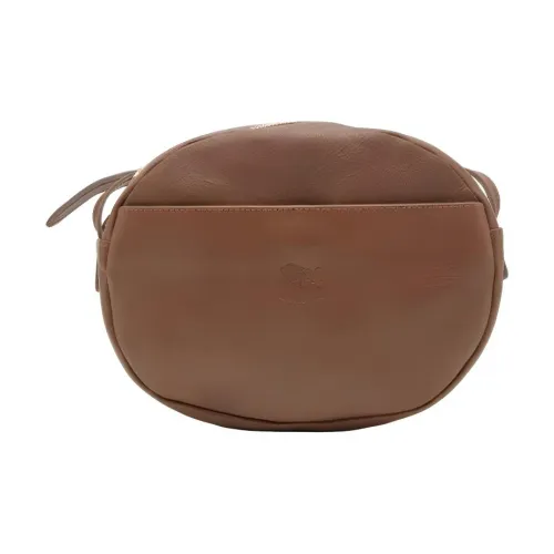 Il Bisonte Сумка через плечо из коровьей кожи женская коричневая