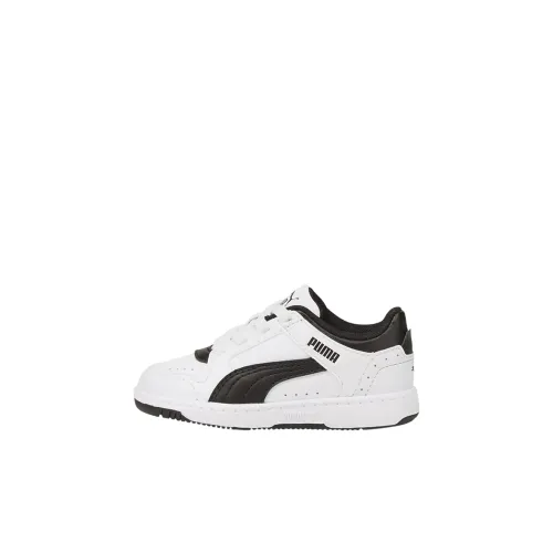 PUMA Rebound Joy Low Топ Обувь для малышей Белый черный Infant и Toddler