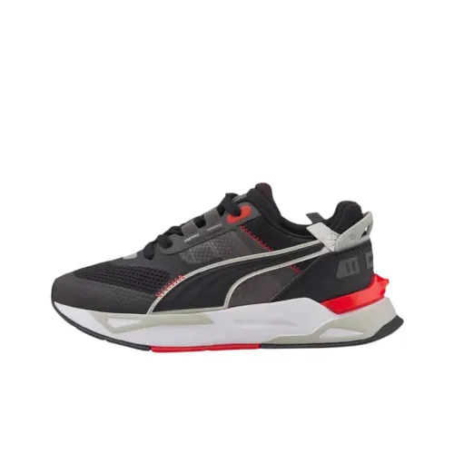 PUMA Mirage Sport Low Топ Детские Лайфстайл Кроссовки Черный Красный Белый Подростки